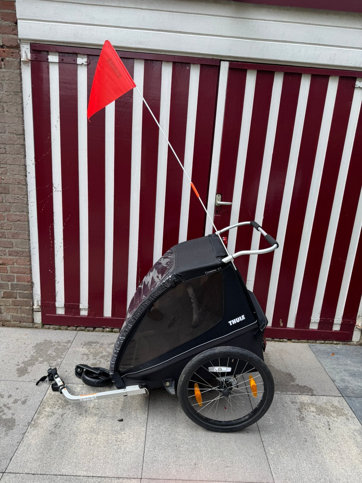 Thule Coaster XT, Ophalen, Opvouwbaar, Zo goed als nieuw, Kinderkar