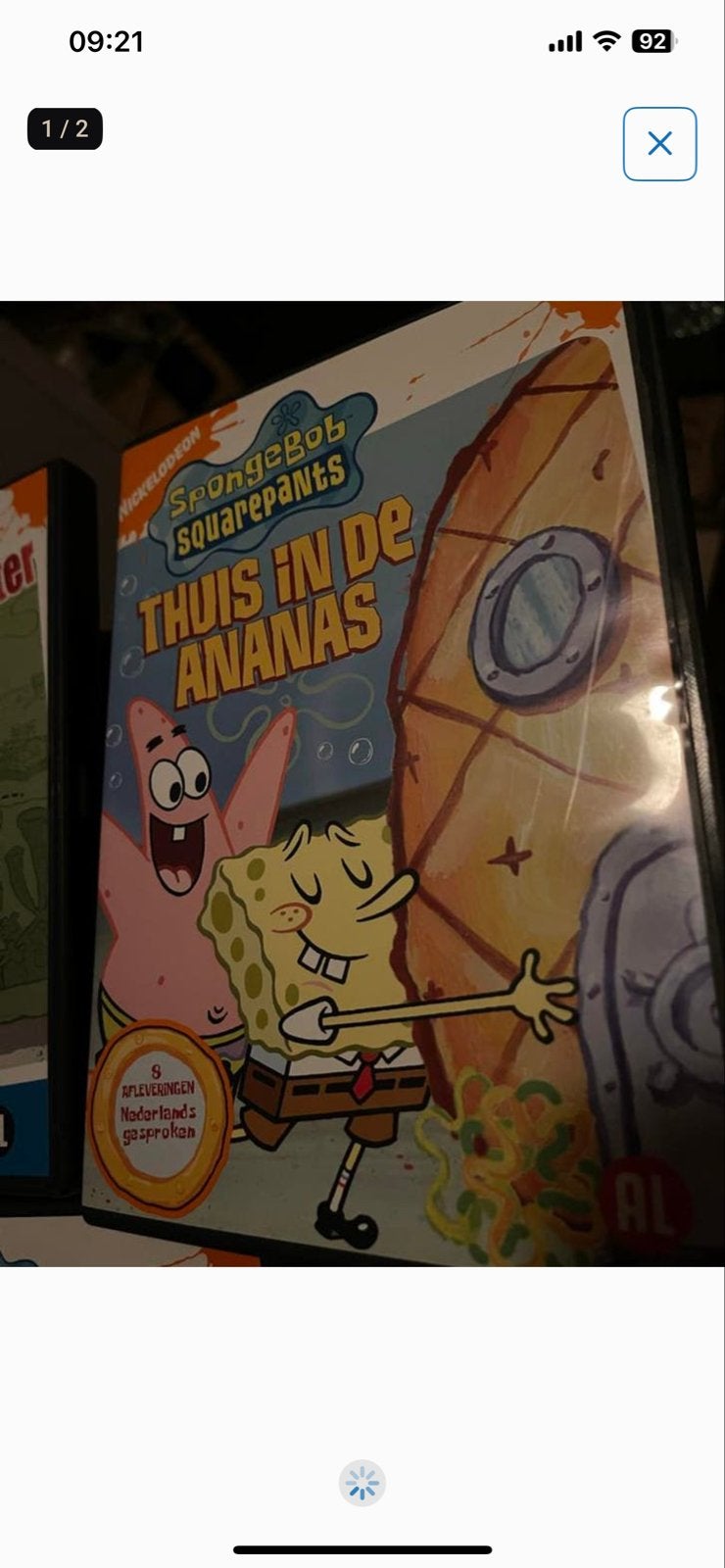 SpongeBob SquarePants: Thuis in de Ananas DVD, Gebruikt, Animatie, Alle leeftijden, Tv-serie