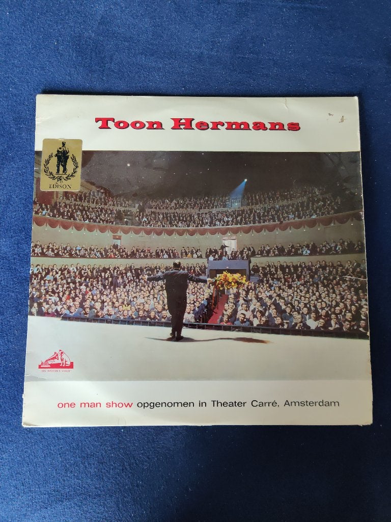 Toon Hermans One Man Show LP, Cd's en Dvd's, Vinyl | Nederlandstalig, Ophalen of Verzenden, Gebruikt, 12 inch, Overige genres