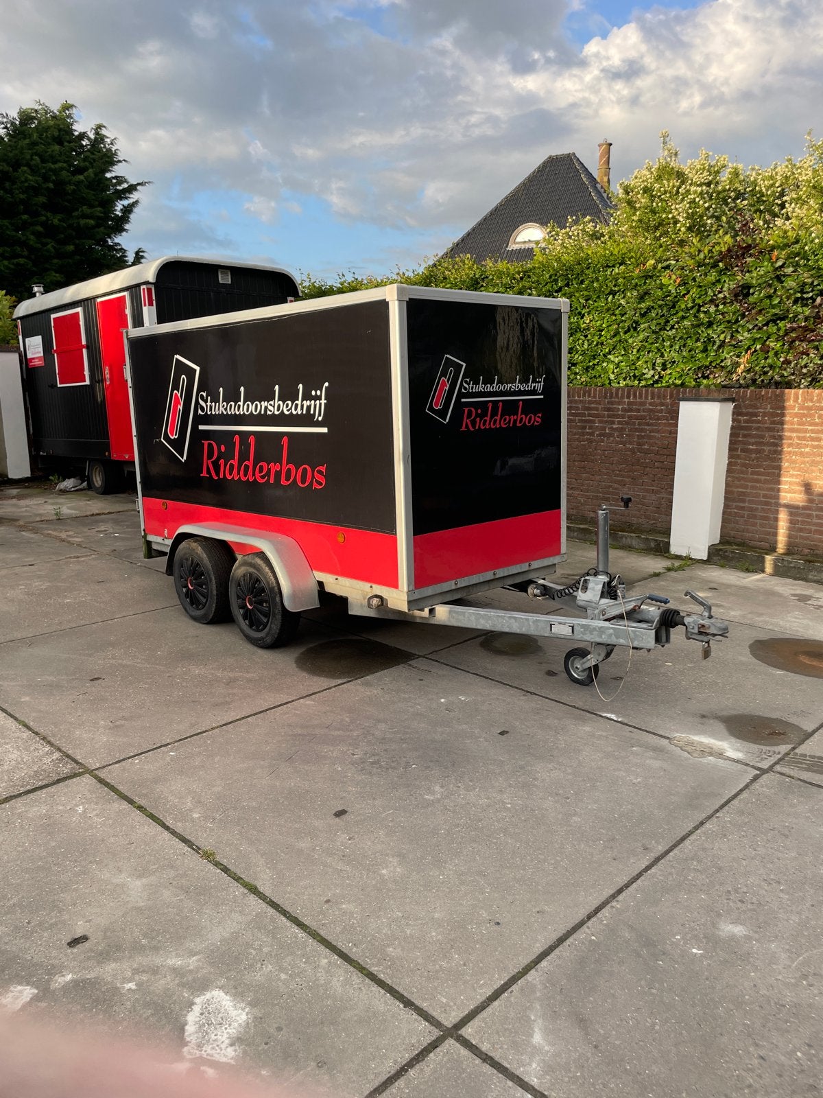 Gesloten aanhangwagen, Ophalen of Verzenden, Gebruikt