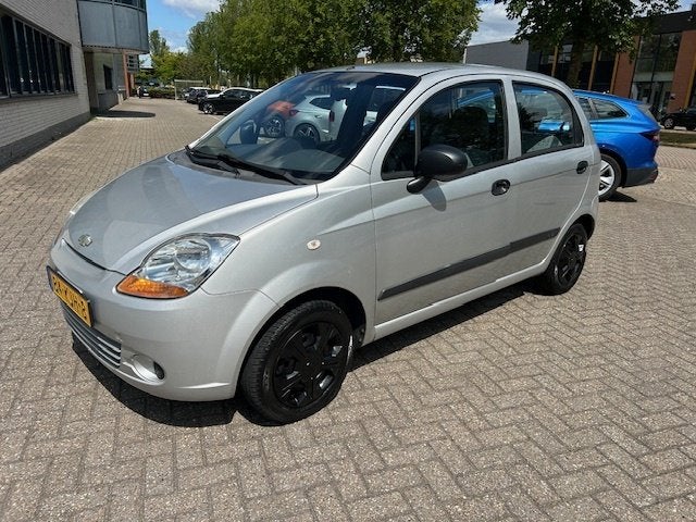 Chevrolet Matiz 0.8 Spirit AIRCO ELEKTR-PKKT NAP (bj 2009), Auto's, Voorwielaandrijving, Stof, Gebruikt, Metallic lak