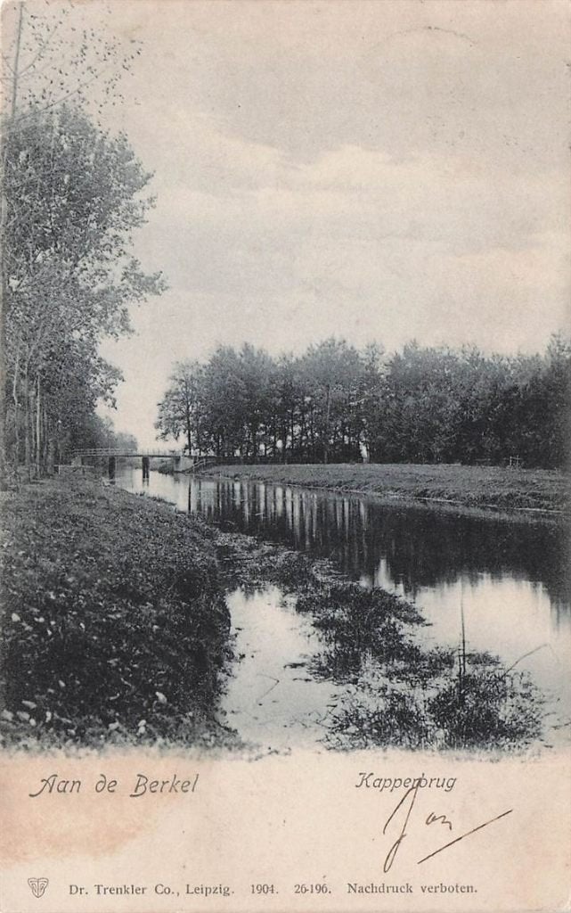 702-311-013 Aan De Berkel Kapperbrug, Verzamelen, Ophalen of Verzenden, Voor 1920, Gelderland