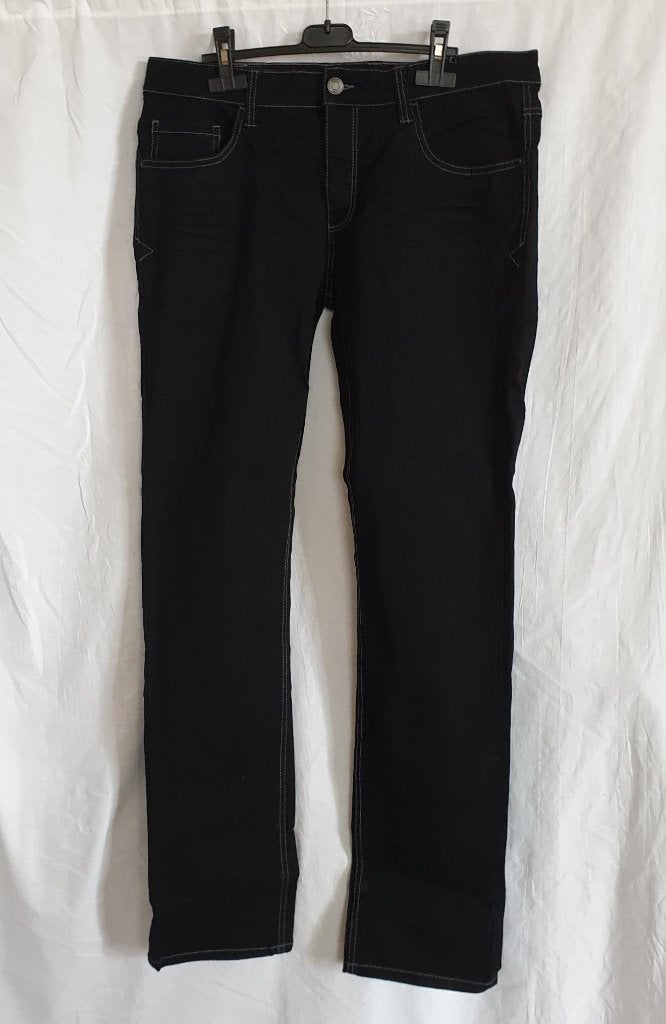 Zwarte spijkerbroek Slim Fit, W 36 L 34 Checker Denim, Kleding | Heren, Spijkerbroeken en Jeans, W36 - W38 (confectie 52/54), .
