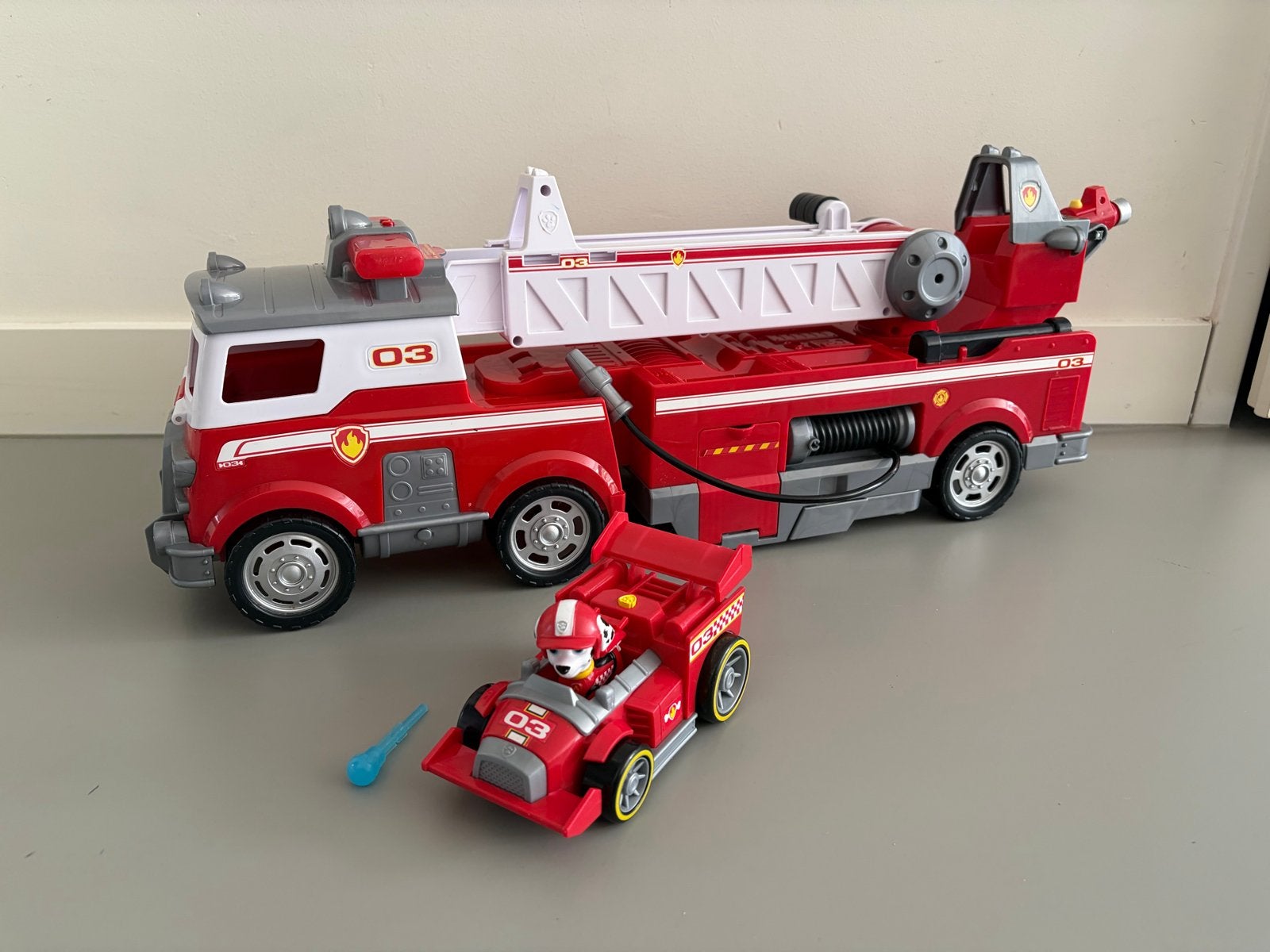 Paw Patrol Brandweerwagen Marshall, Ophalen, Gebruikt