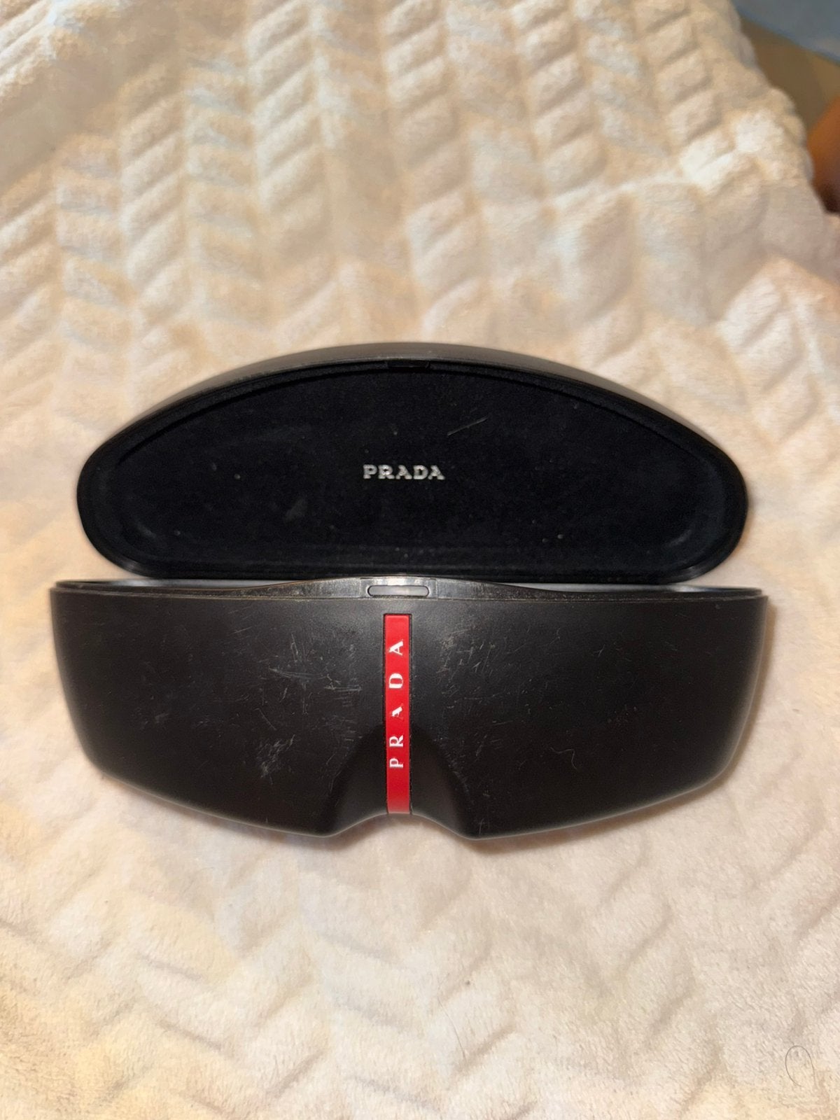 Prada bril hoesje, Ophalen, Gebruikt, Zwart, Overige merken