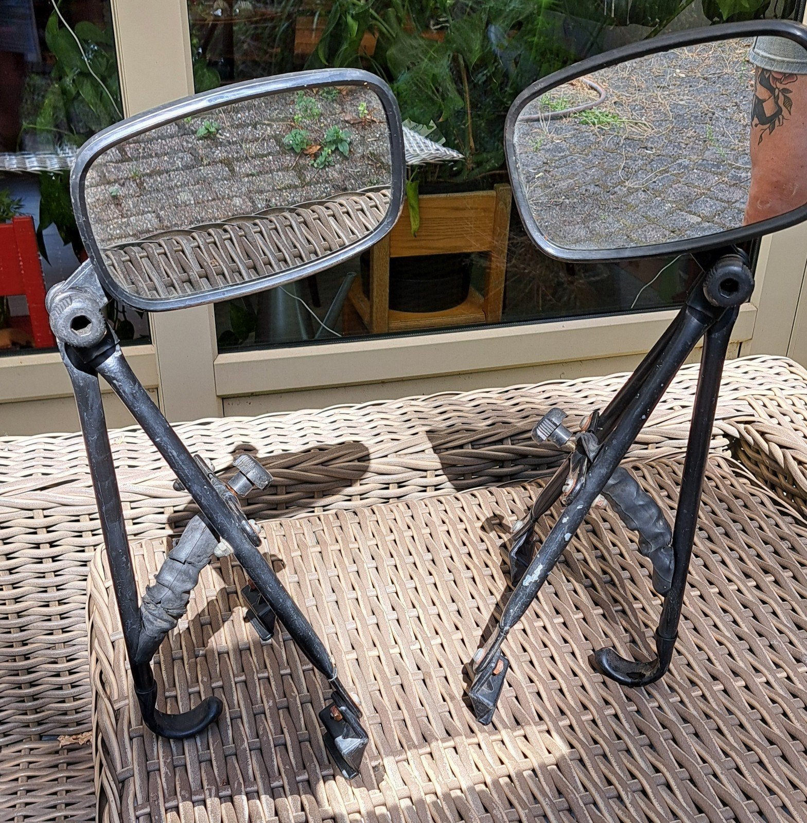 Set retro caravan spiegels, Auto-onderdelen, Ophalen, Gebruikt