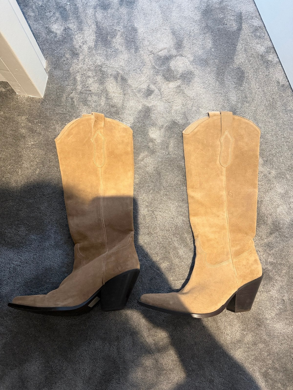 Suède cowboylaarzen - Zo goed als nieuw toral maar 40, Verzenden, Zo goed als nieuw, Bruin, Lage of Enkellaarzen