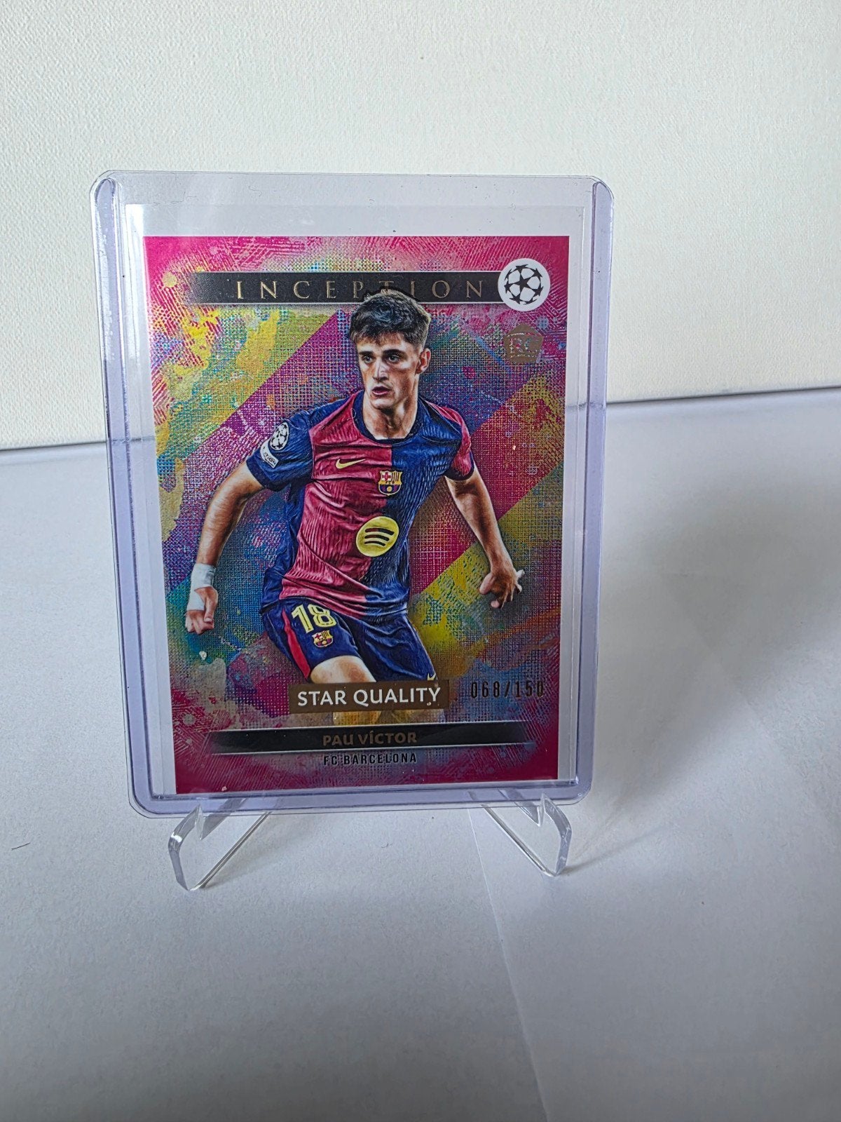 Pau Víctor Topps Inception– FC Barcelona – 068/150, Ophalen of Verzenden, Buitenlandse clubs
