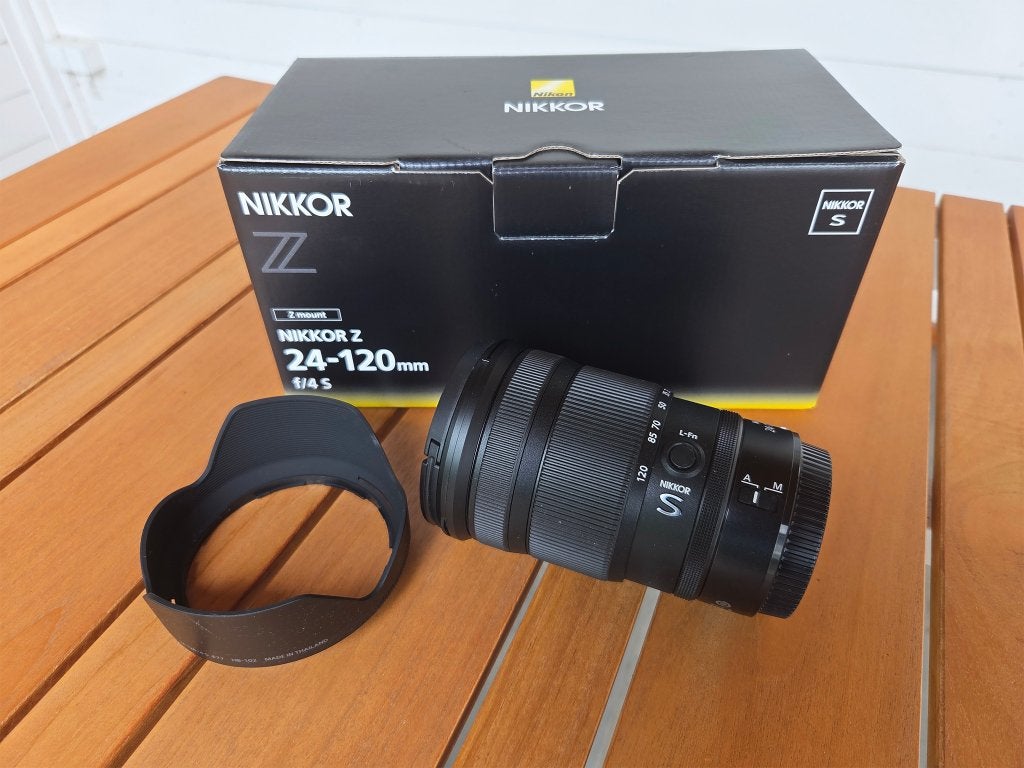 Nikon NIKKOR Z 24‑120mm f/4 S objectief, Nikon Z-mount, Zo goed als nieuw, Handmatige focus, Nikon