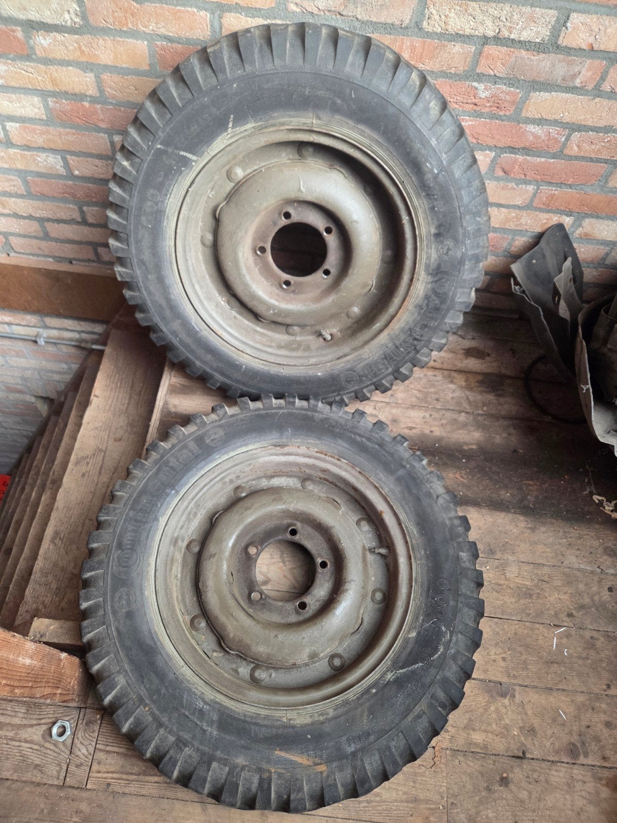 Twee nette spitvelgen voor Willys MB of Ford GPW, Ophalen, Landmacht, Amerika, Overige typen