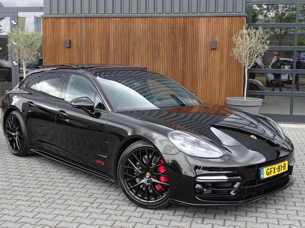Porsche Panamera 4.0 GTS V8 460PK Sport Design / Bose / 360, Automaat, Zwart, Leder, Bedrijf