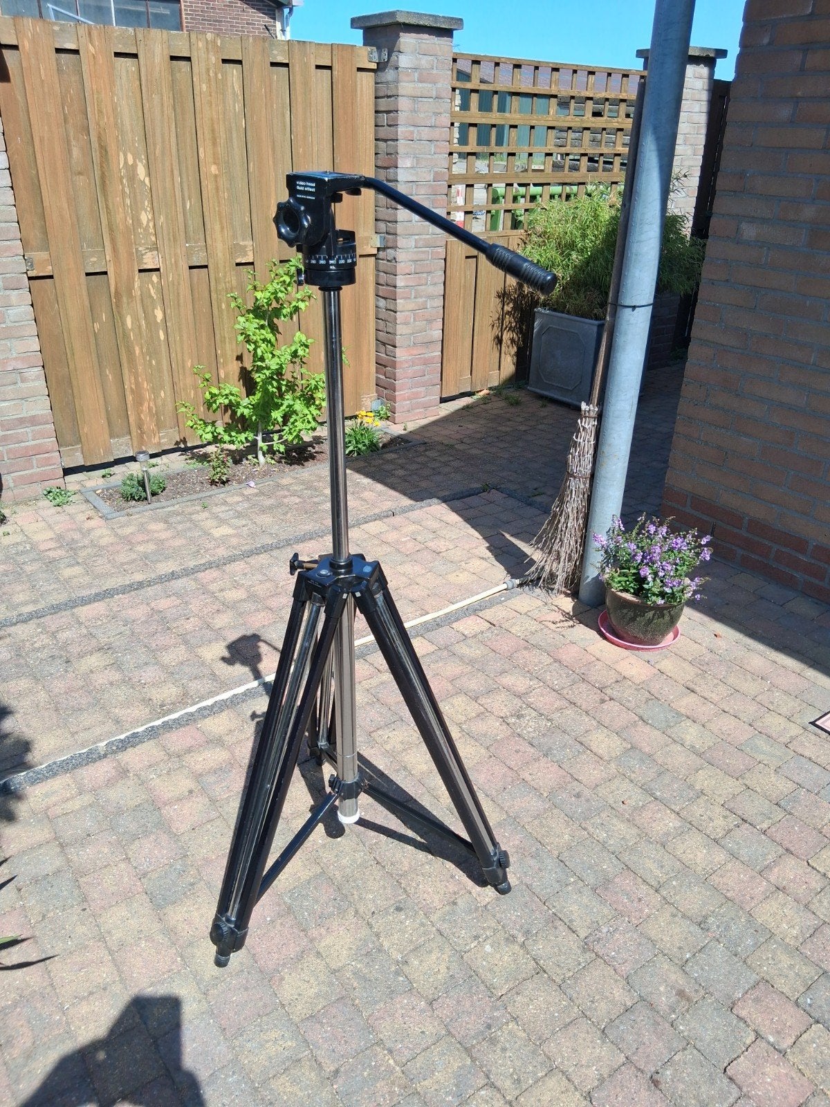 Bilora statief, Gebruikt, Met balhoofd, 175 cm of meer, Ophalen of Verzenden