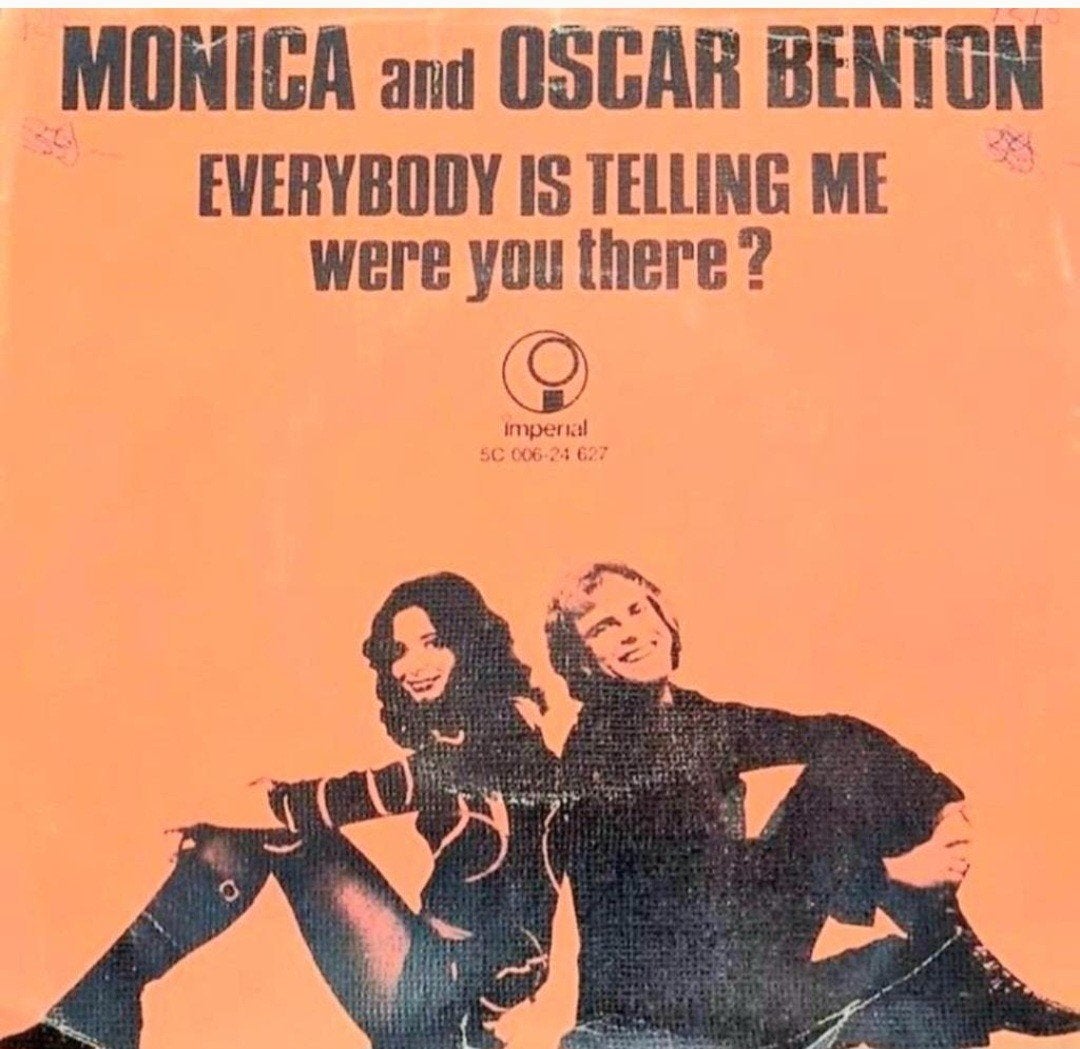MONICA AND OSCAR BENTON  - EVERYBODY IS TELLING ME, Cd's en Dvd's, Ophalen of Verzenden, Gebruikt