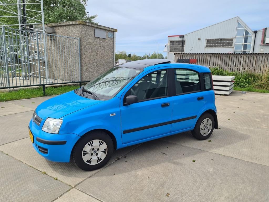Fiat Panda 1.2 Dualogic automaat 2004 Blauw, Auto's, Fiat, Voorwielaandrijving, Stof, 840 kg, Origineel Nederlands