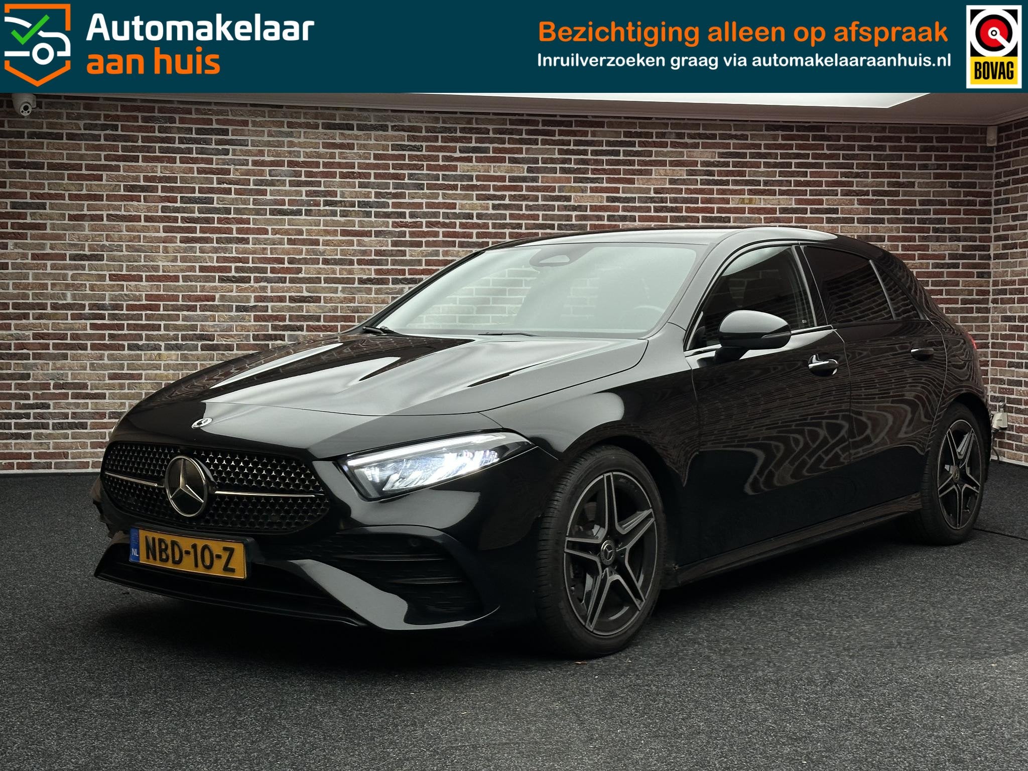 Mercedes-Benz A-klasse 200 AMG Line | Adaptive cruise| LED|, Auto's, Gebruikt, Leder en Stof, Bedrijf, 1600 kg
