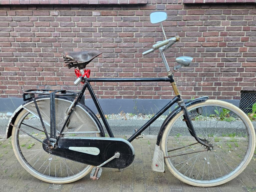 Zoldervondst! RS Stokvis Herenfiets, Ophalen, Terugtraprem, Jaren '60 of nieuwer, RS Stokvis