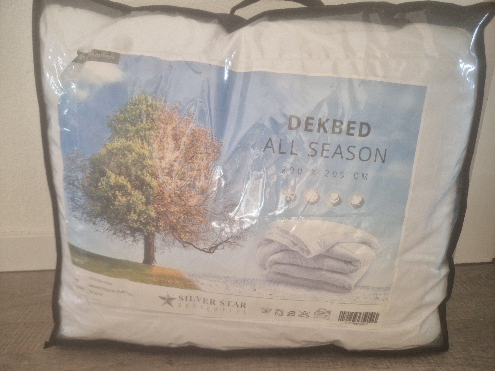 NIEUW Silver Star Bedtextiel Dekbed All Season 200x200cm, Ophalen of Verzenden