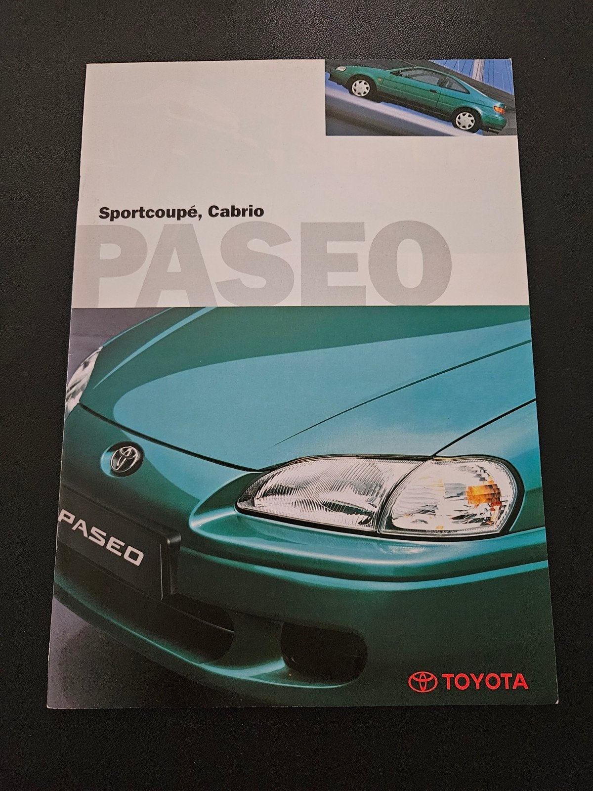 Brochure Toyota Paseo incl Cabrio 1997, Ophalen of Verzenden, Zo goed als nieuw, Toyota