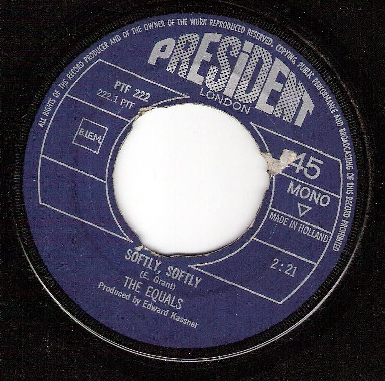The Equals - Softly Softly / Lonely Rita -1968 ook VERZENDEN, Ophalen, Gebruikt, Pop