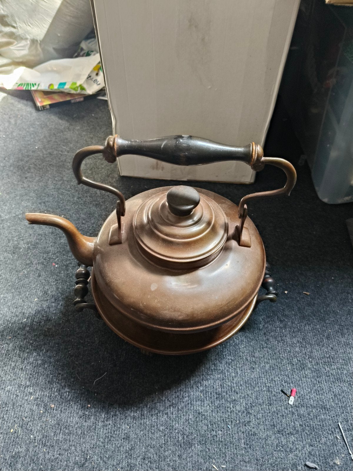 Antieke Koperen Chocolade Ketel - Hergebruikt Koper, Antiek en Kunst, Antiek | Koper en Brons, Ophalen, Koper