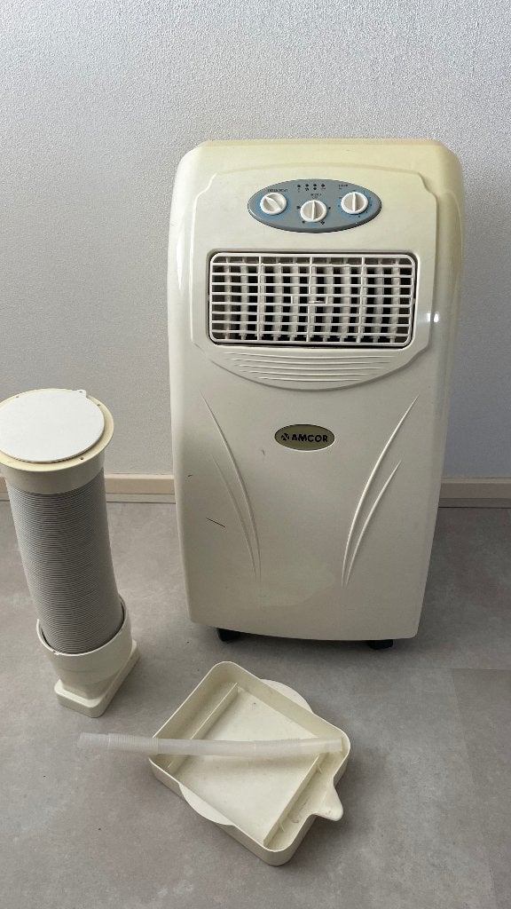 Amcor mobiele airco, Witgoed en Apparatuur, Airco's, Ophalen, Gebruikt, Minder dan 60 m³, Timer