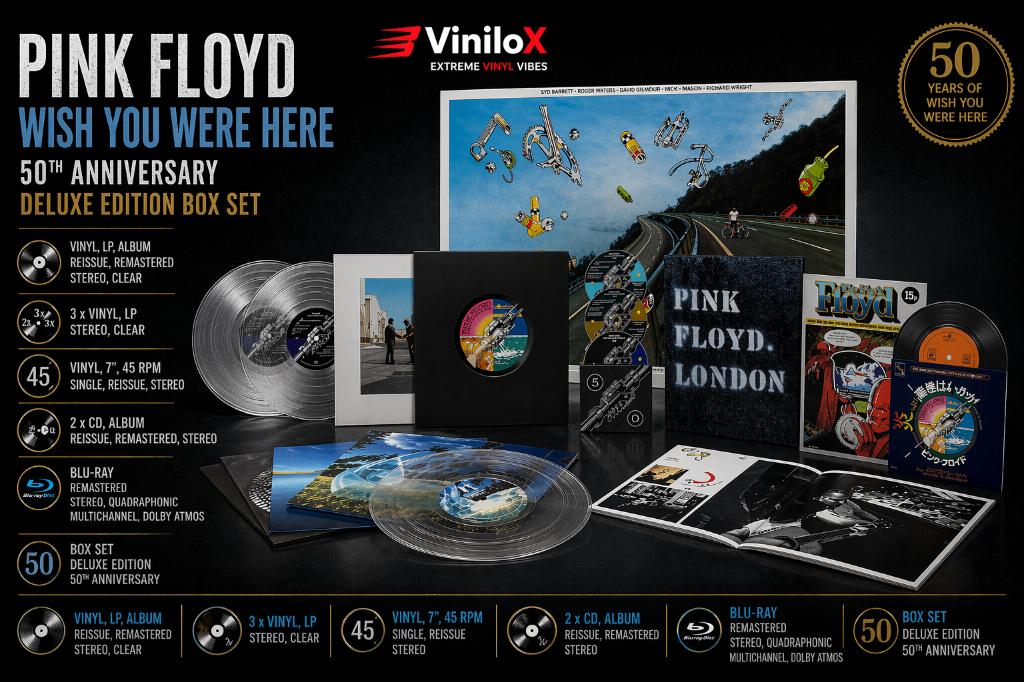 Pink Floyd – Wish You Were Here 50th Anniversary Box Set, Cd's en Dvd's, Geseald, Progressive, 2020 tot heden, Ophalen of Verzenden