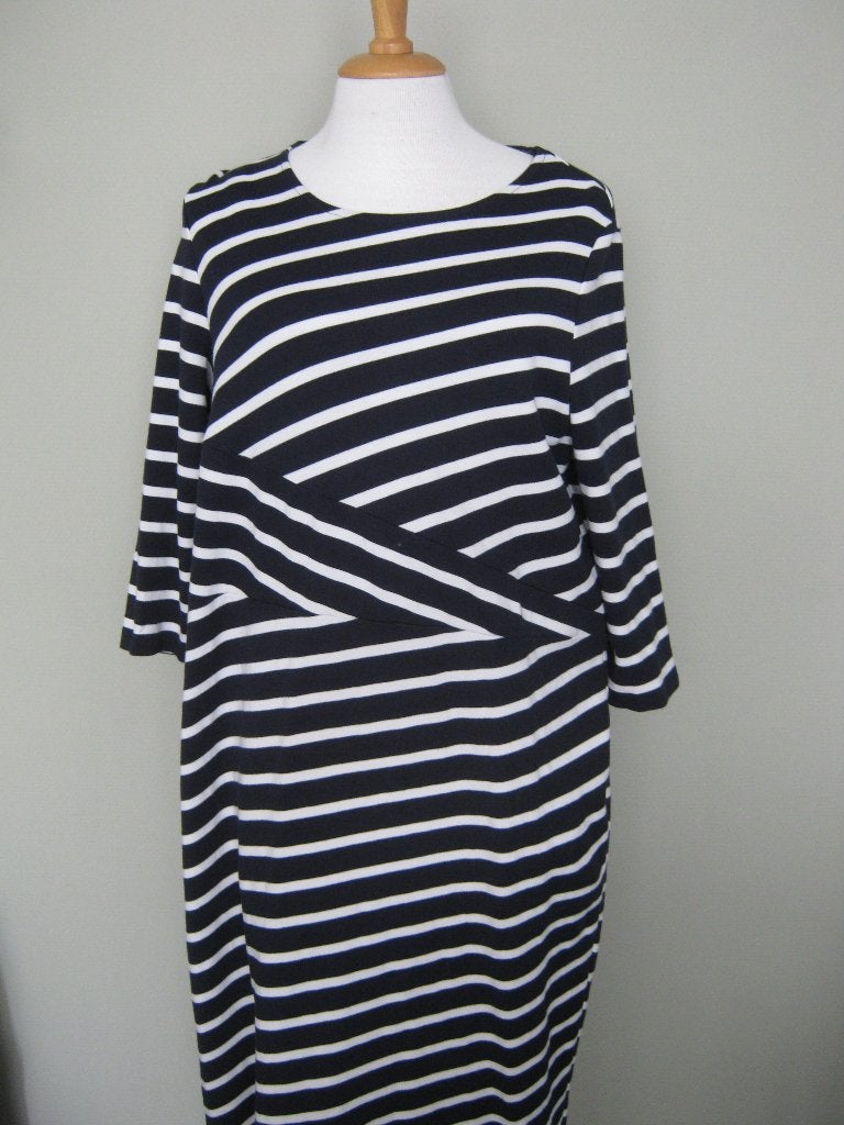 Jurk maat 46 van Gerry Weber Casual ..., Blauw, Maat 46/48 (XL) of groter, Ophalen of Verzenden, Zo goed als nieuw