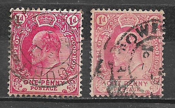 Cape Of Good Hope Zuid Afrika 1902 Koning Edward VII, Verzenden, Zuid-Afrika, Gestempeld