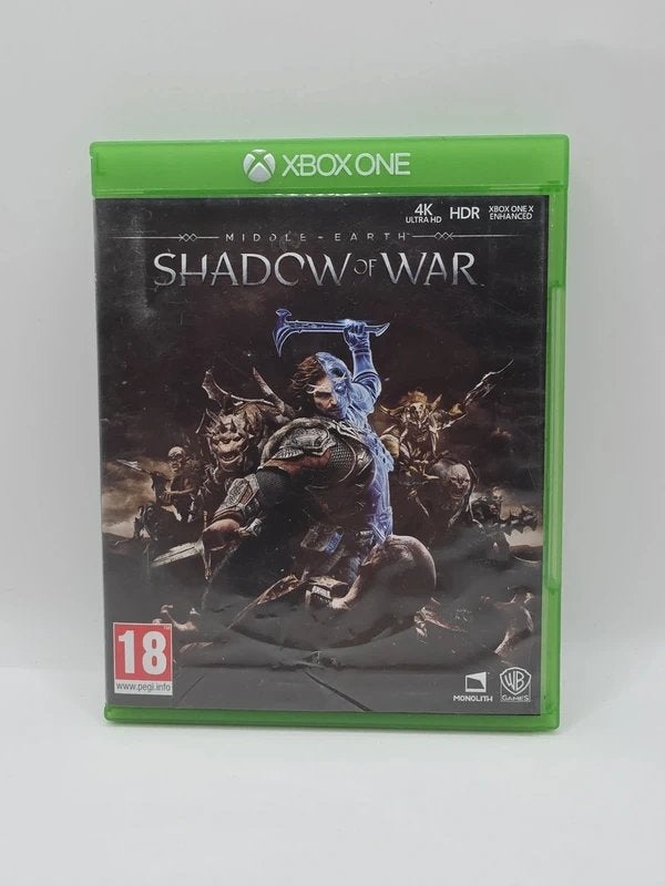 Middle Earth Shadow of War Xbox One, Vanaf 18 jaar, Ophalen of Verzenden, Zo goed als nieuw, Microsoft Corporation One Microsoft Way Redmond, WA 98052-6399 United States of America (Verenigde Staten) 📞 Telefoon: +1 425-882-8080 support@microsoft.com