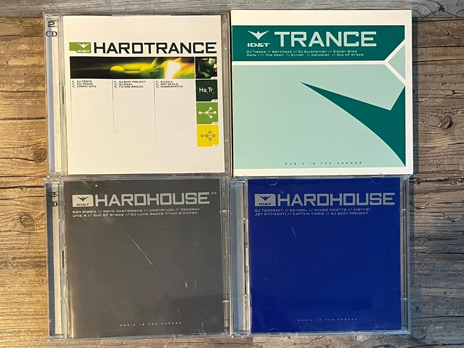 4x ID&T Hardtrance Hardhouse, Ophalen of Verzenden, Gebruikt