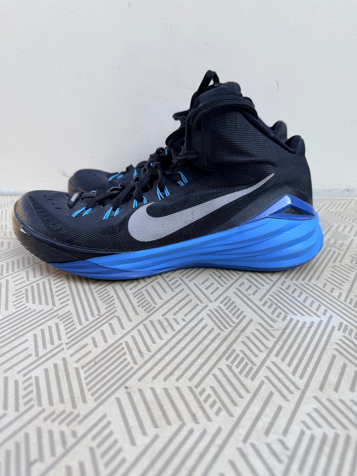 Nike Hyperdunk 2014 Sportschoenen - Zwart/Blauw, Maat 40, Ophalen of Verzenden, Gedragen, Zwart, Sportschoenen