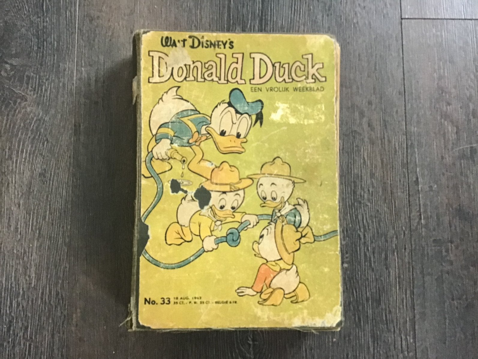 Vintage ingebonden Donald Ducks uit 1962, Meerdere stripboeken, Ophalen of Verzenden, Zo goed als nieuw