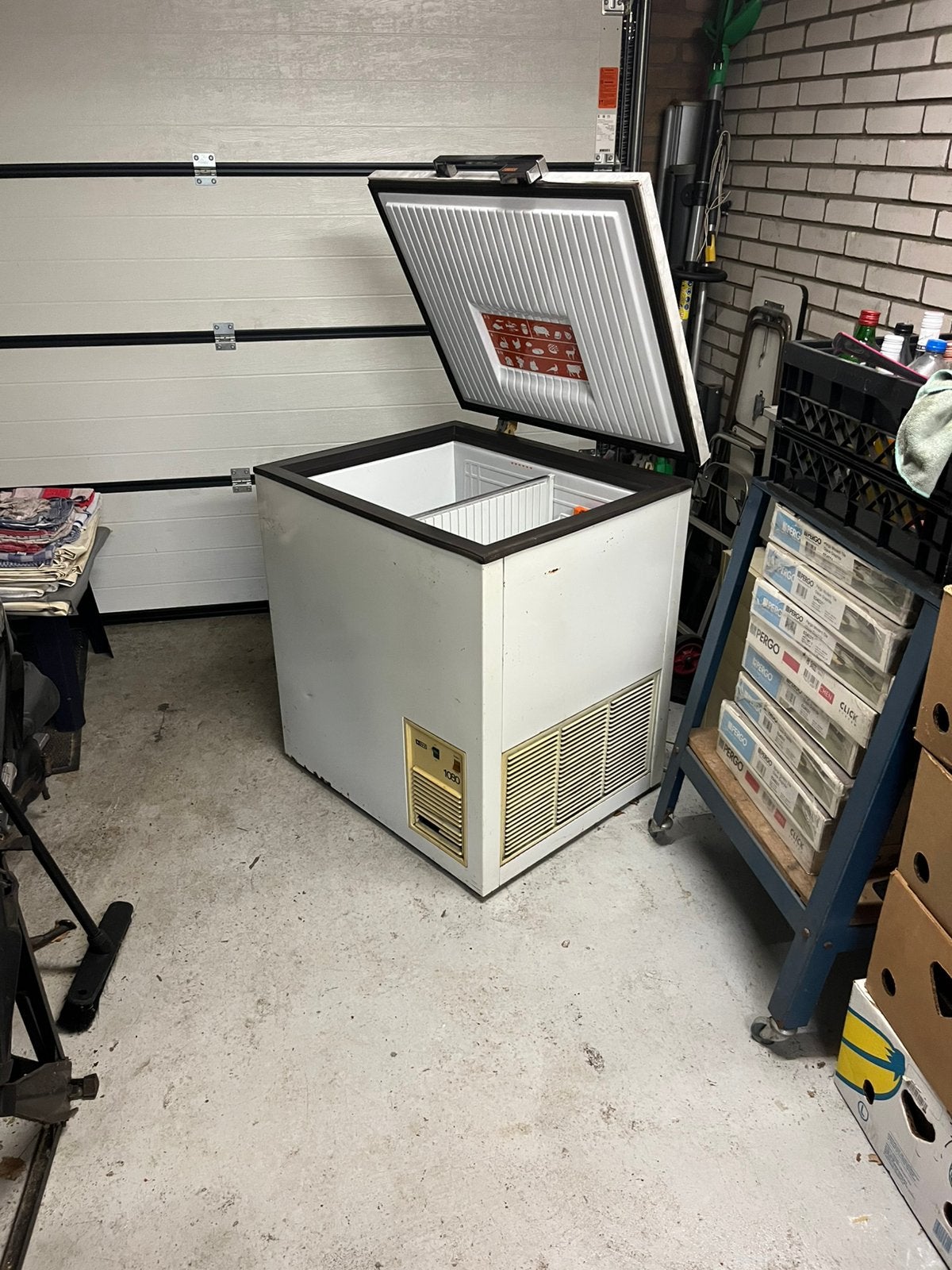 Vrieskist Zanussi 1080 compact model, Gebruikt, Ophalen, 85 tot 120 cm, Vrijstaand