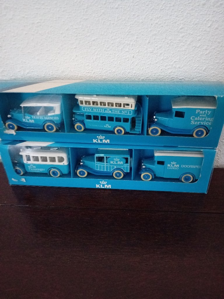 Miniatuur auto's KLM, Ophalen, Nieuw, Bus of Vrachtwagen