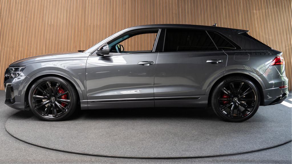 Audi Q8 60 TFSI e quattro Pro Line S Competition HUD Panodak, Automaat, 77 km/l, Gebruikt, Zwart