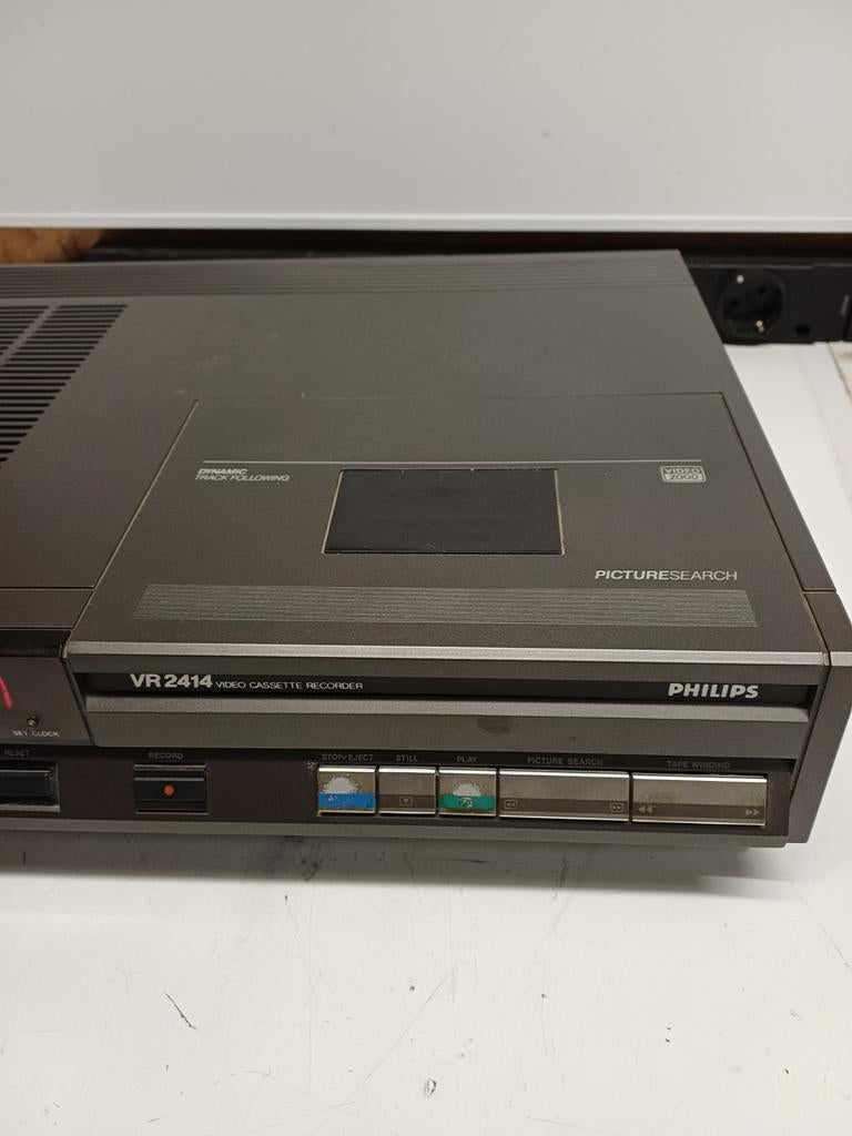 Philips VR2414/02 Video 2000 videorecorder  Werking onbeken, Audio, Tv en Foto, Videospelers, Ophalen of Verzenden