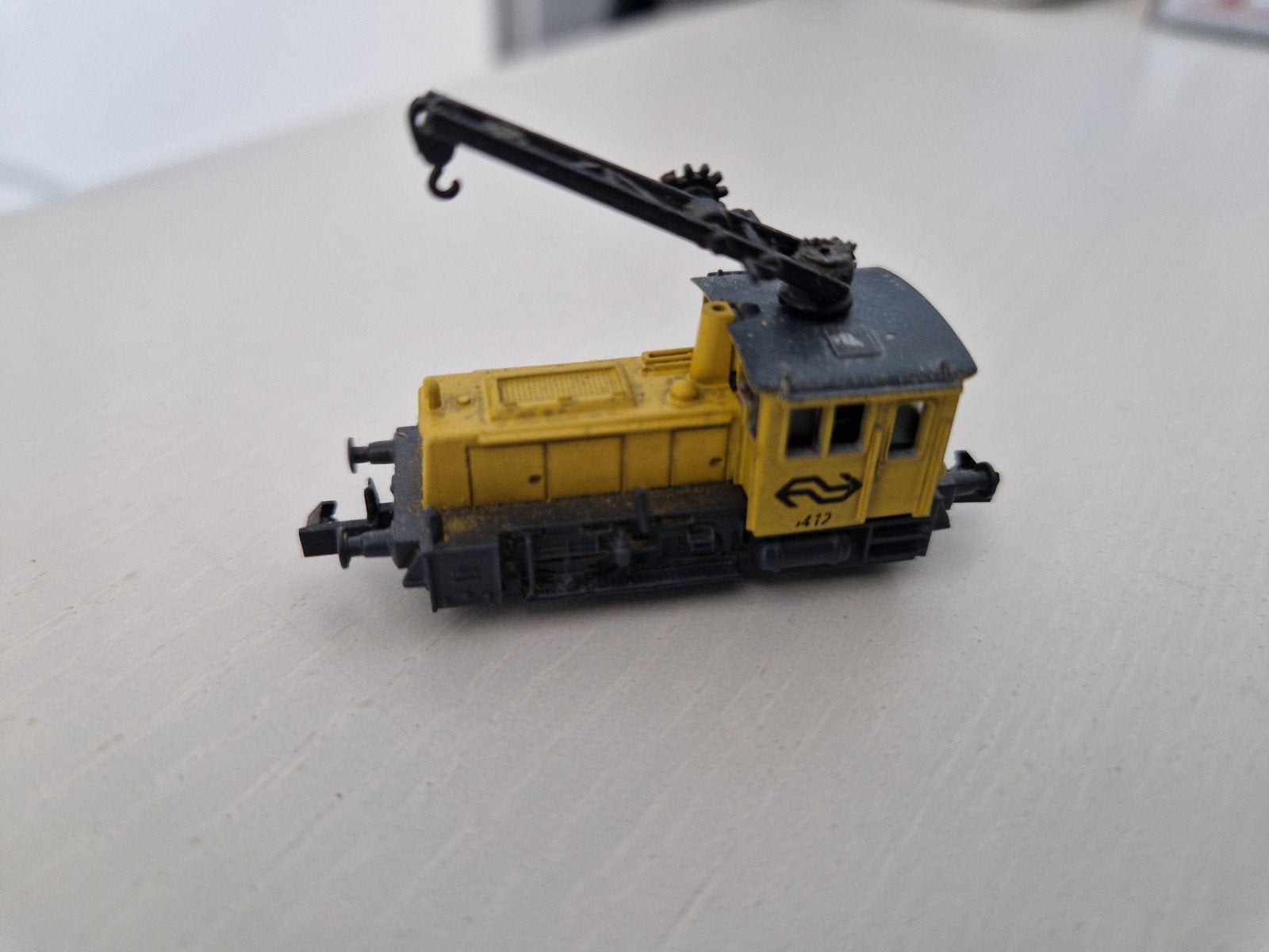 Sikje N met kraan, Hobby en Vrije tijd, Modeltreinen | N-Spoor, Arnold, Gebruikt, Analoog, Ophalen of Verzenden