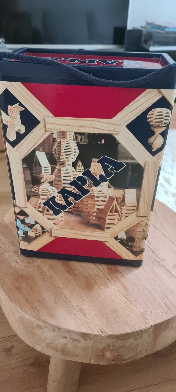 Grote doos Kapla blokjes constructie bouwen hout, Kinderen en Baby's, Ophalen of Verzenden, Zo goed als nieuw, Overige typen