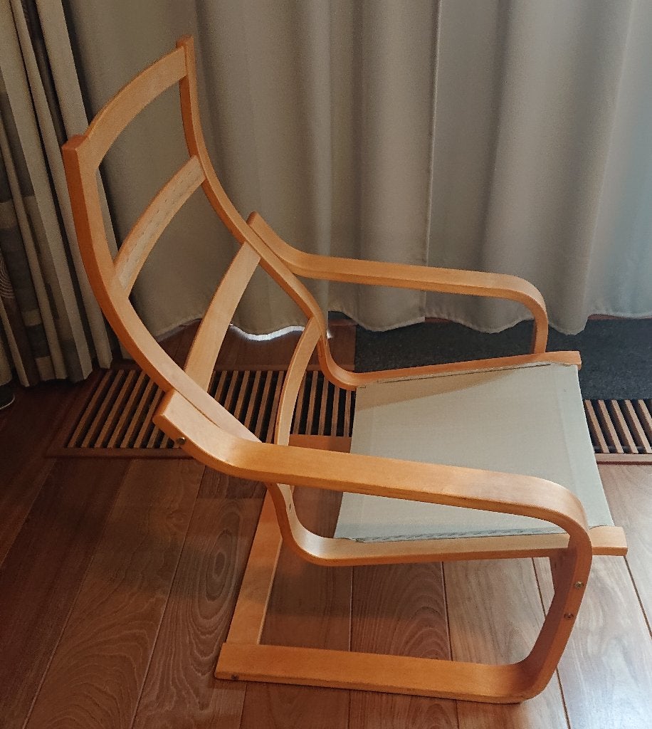 Ikea poäng stoel. Zonder kussens!, Huis en Inrichting, Stoelen, Ophalen, Gebruikt, Overige kleuren, Eén