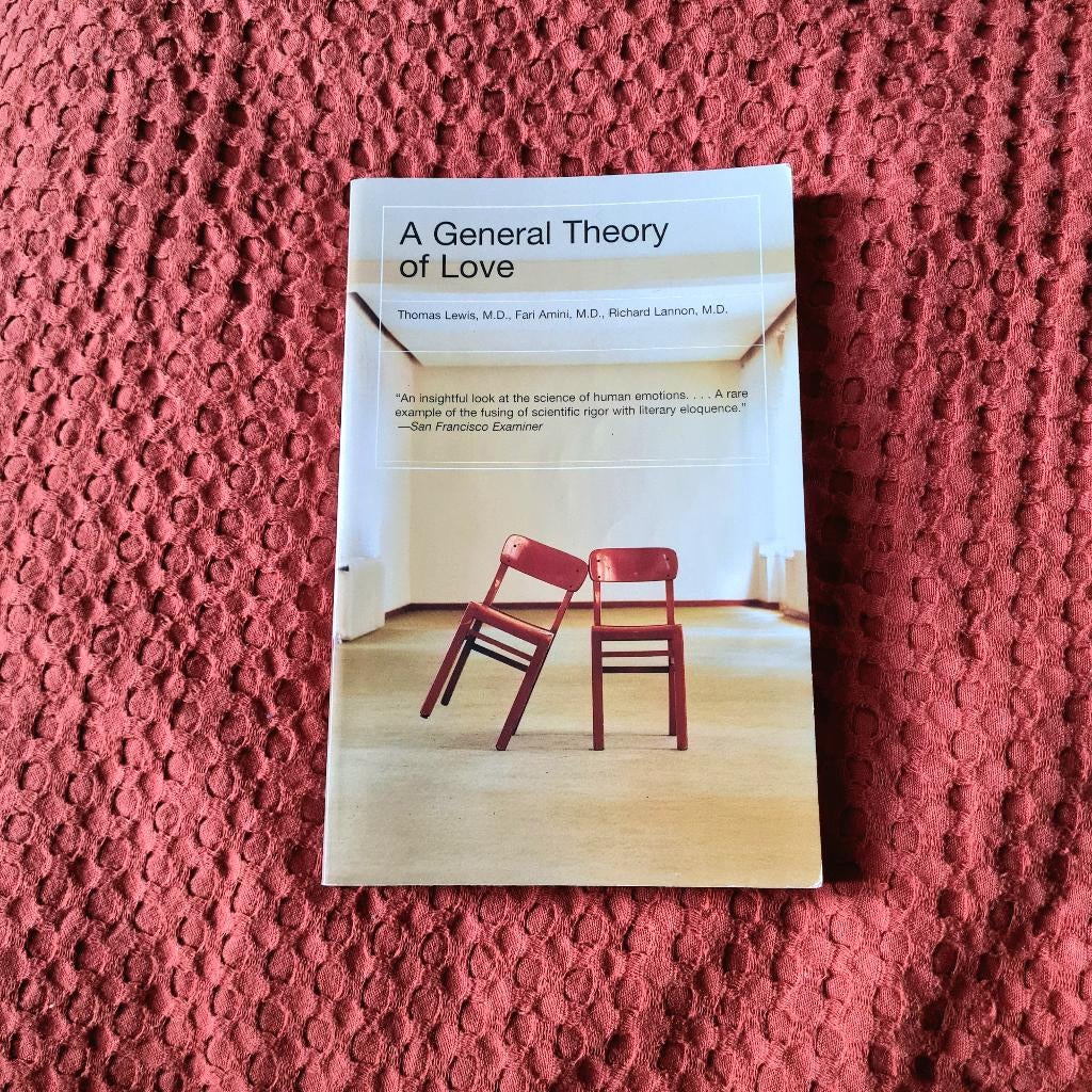 A General Theory of Love by T. Lewis, F. Amini, R. Lannon, Gelezen, Diverse auteurs, Ophalen of Verzenden, Overige onderwerpen