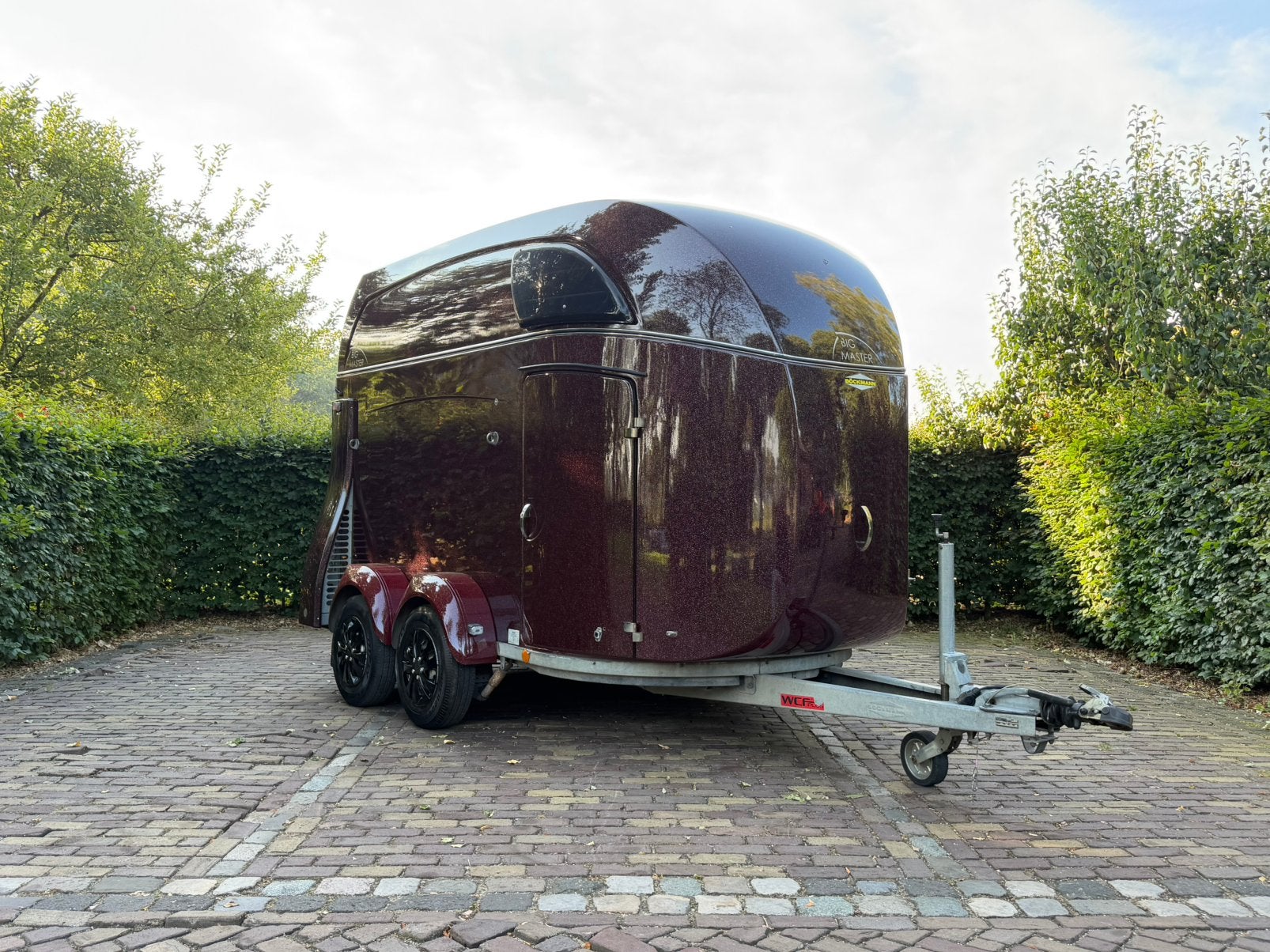 Zeer mooie bockmann big master zadelkamer alu bodem, Ophalen, Info@ttpaardentrailers, Zo goed als nieuw, 2-paards trailer