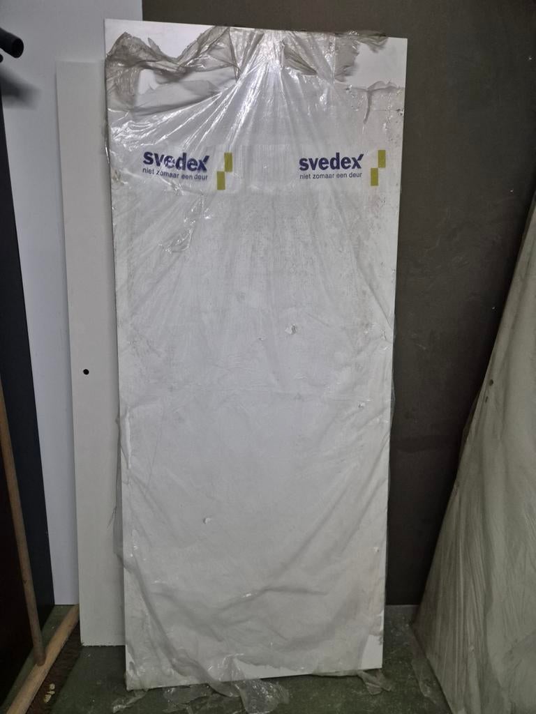 Svedex opdekdeur 88x211,5 linksdraaiend, Ophalen, 80 tot 100 cm, Binnendeur, Nieuw
