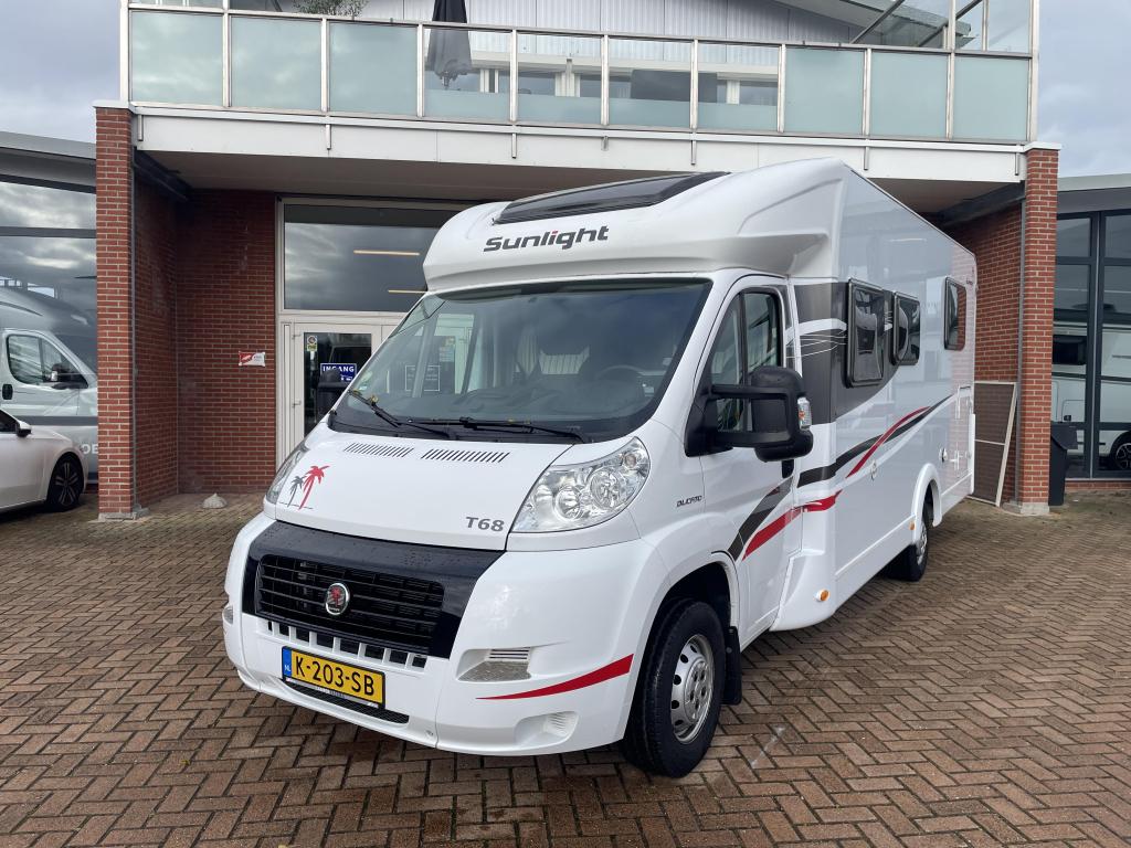 Sunlight T68, Caravans en Kamperen, Campers, Sunlight, Ringverwarming, Fiat, Tot en met 2