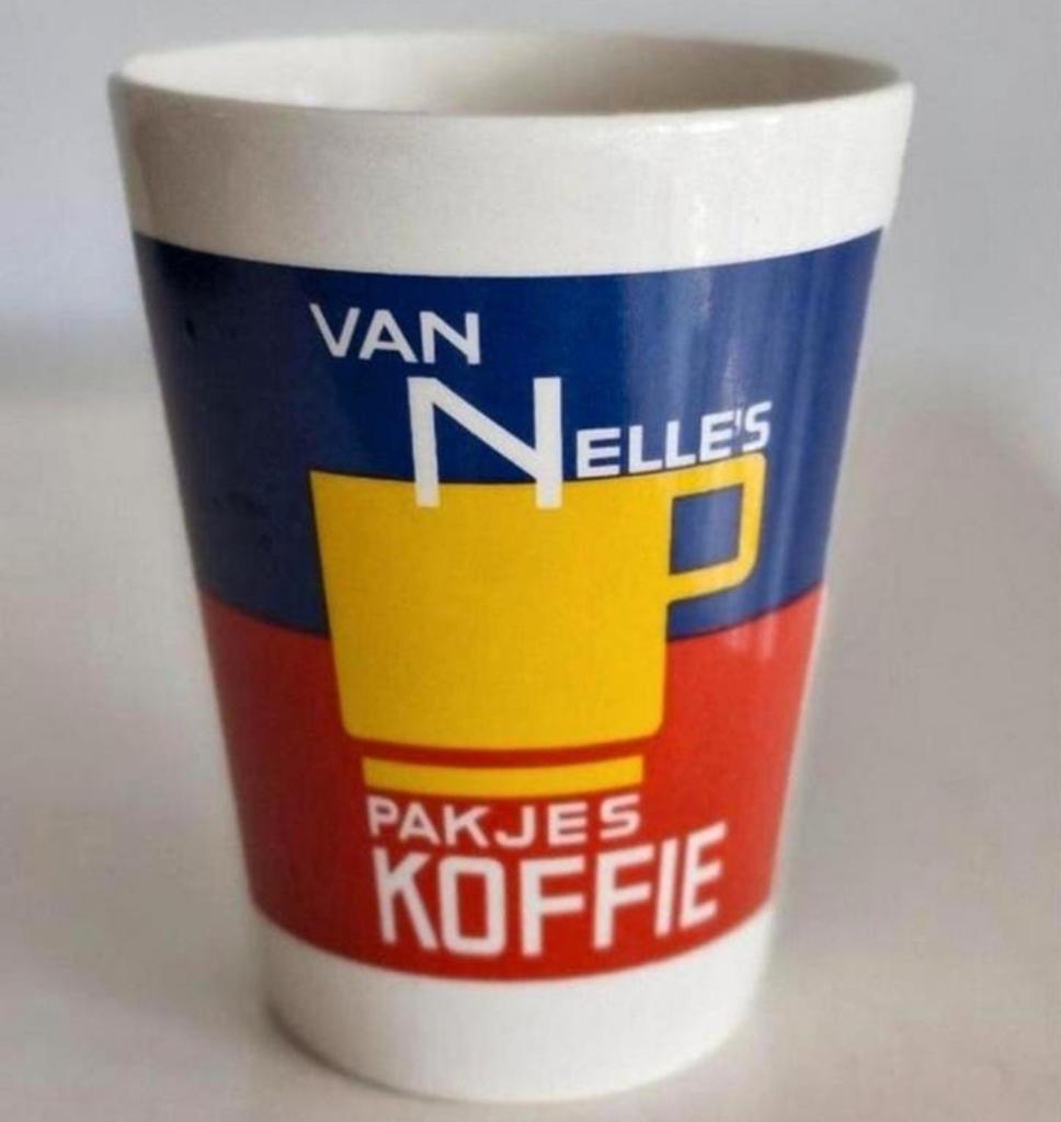 Beker Van Nelle, Huis en Inrichting, Keuken | Servies, Ophalen of Verzenden, Zo goed als nieuw, Overige stijlen, Kop(pen) en/of Schotel(s)