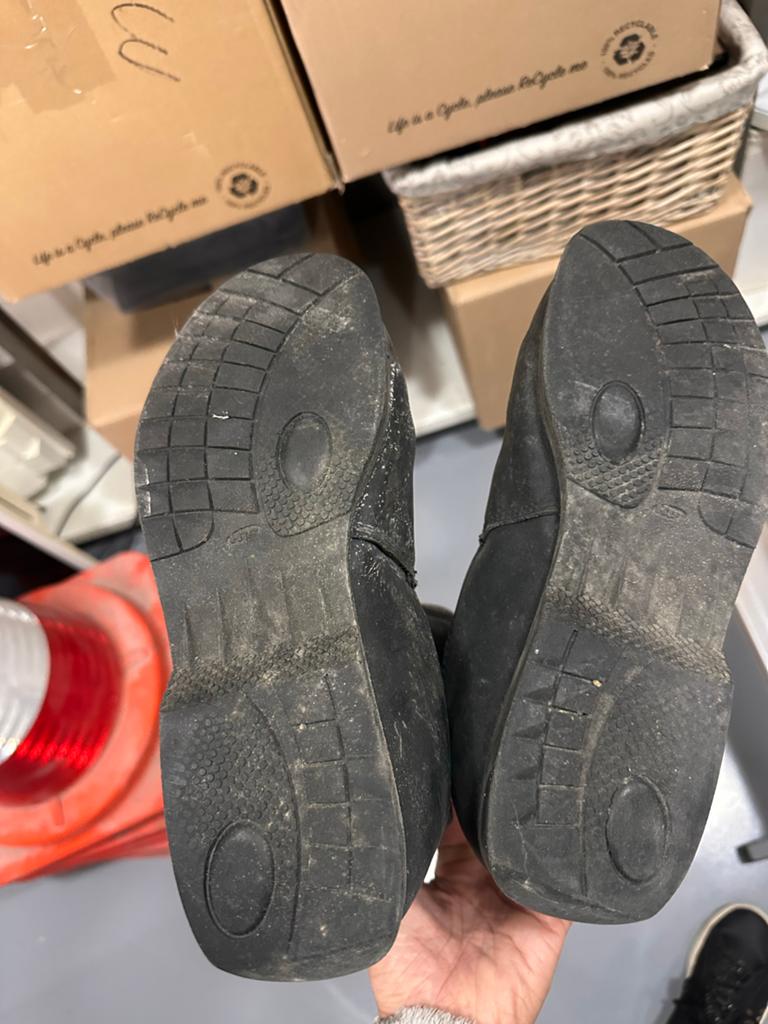 Gebruikte motorlaarzen maat 41 - Zwart, Motoren, Kleding | Motorkleding, Ophalen of Verzenden, Tweedehands, Heren, Laarzen