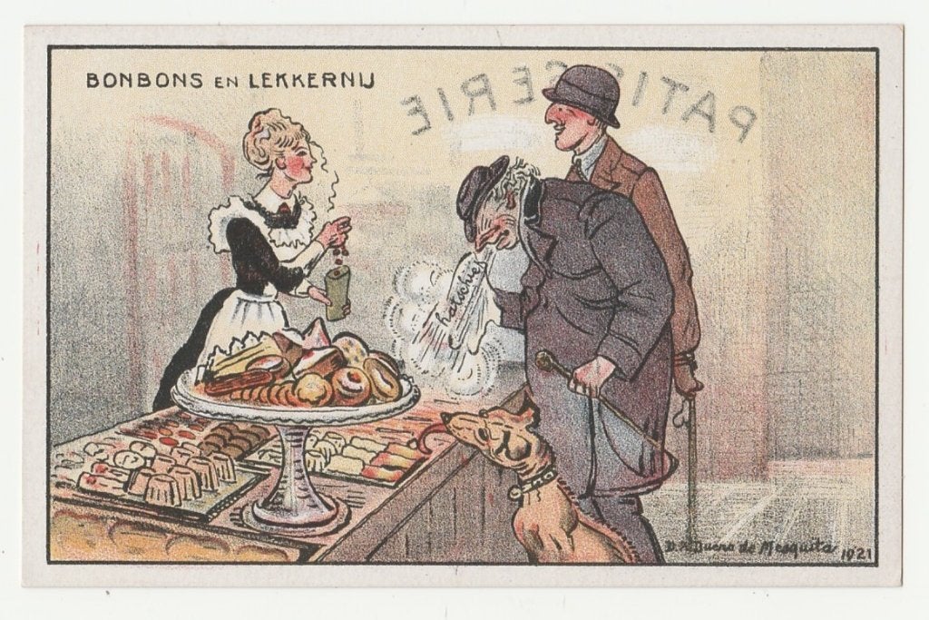 Ver. van Huisvouwen.  Bueono de Mesquita. Ned. Illustratoren, Ophalen of Verzenden, 1920 tot 1940, Ongelopen, Overige thema's