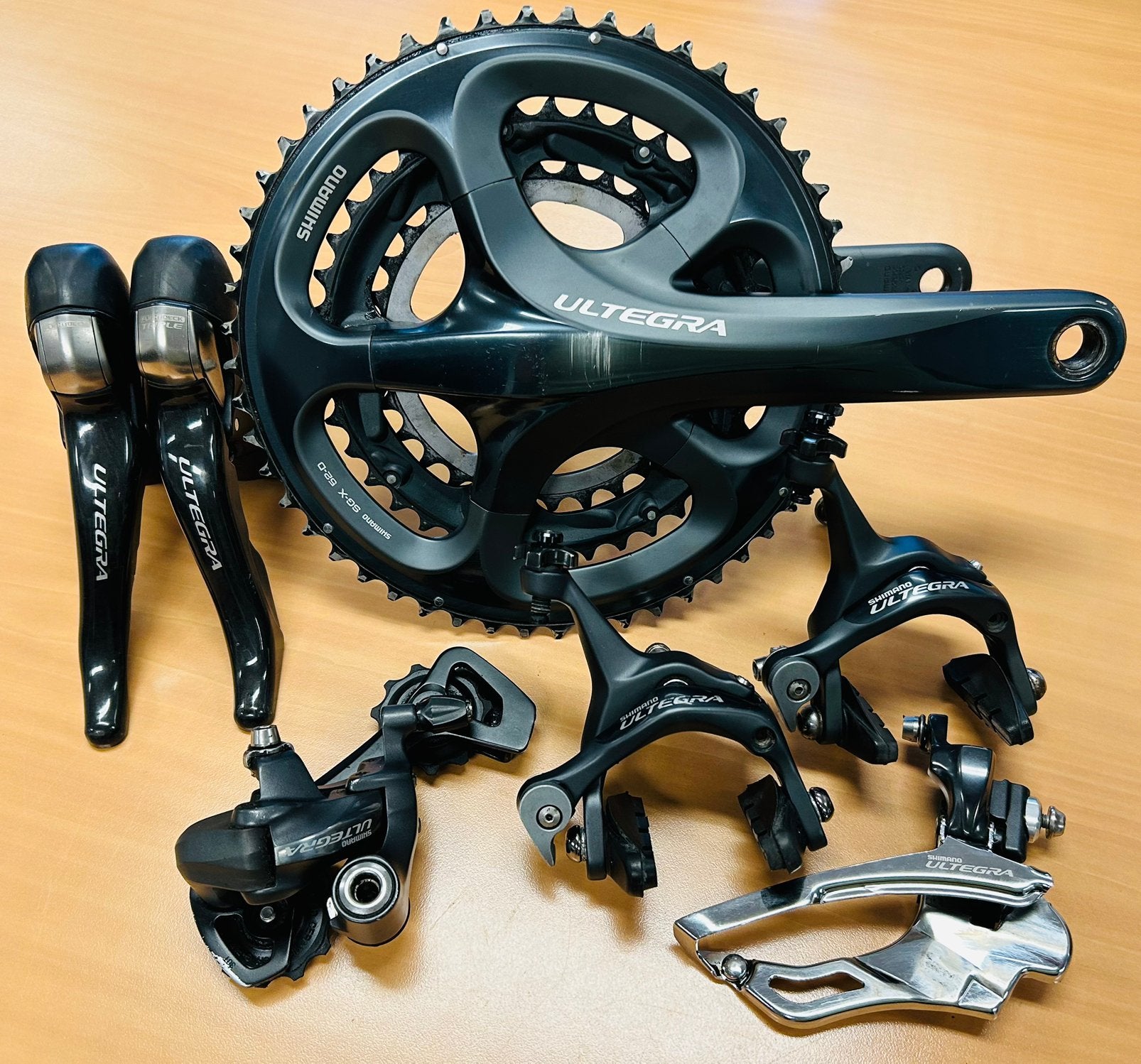 Shimano Ultegra goepset triple 10 speed, Gebruikt, Overige typen, Shimano Ultegra, Ophalen of Verzenden