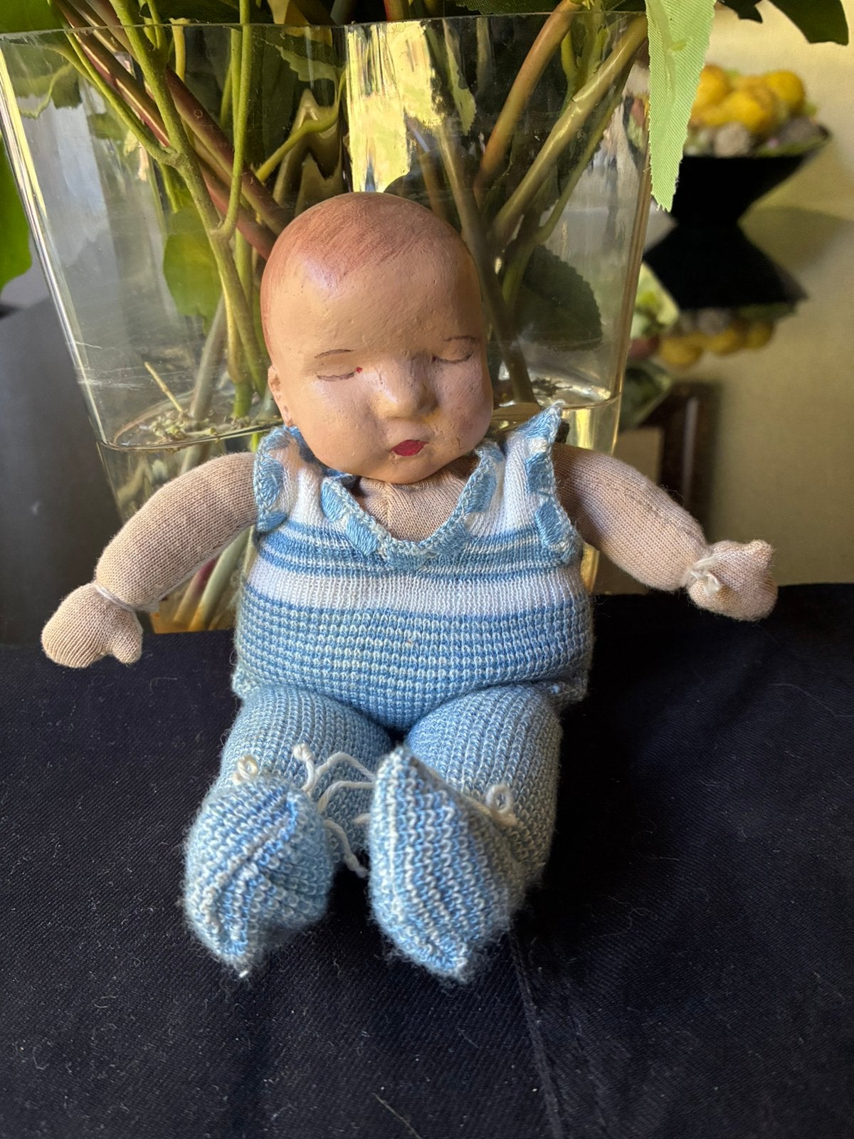 🌿Pop,Kathe Kruse,🌿”KLEIN BABY POPJE” 🌿285 gram, Verzenden, Gebruikt, Babypop, Levensecht of Reborn