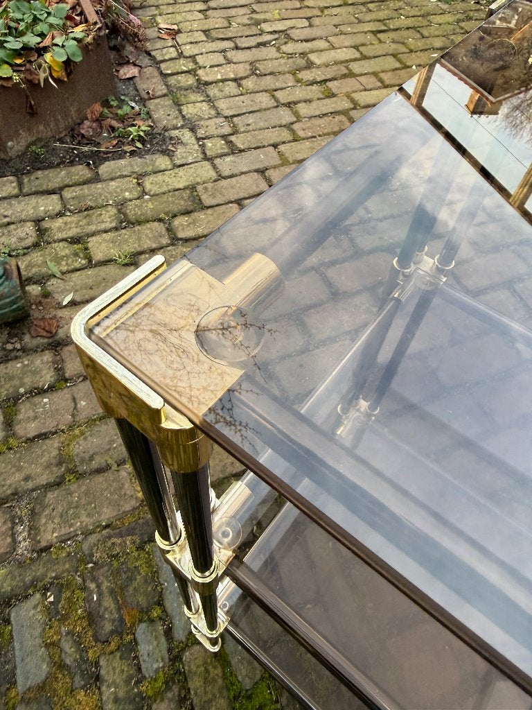 Etagere, sidetable, bijzettafel, Ophalen, Minder dan 55 cm, Gebruikt, Metaal of Aluminium