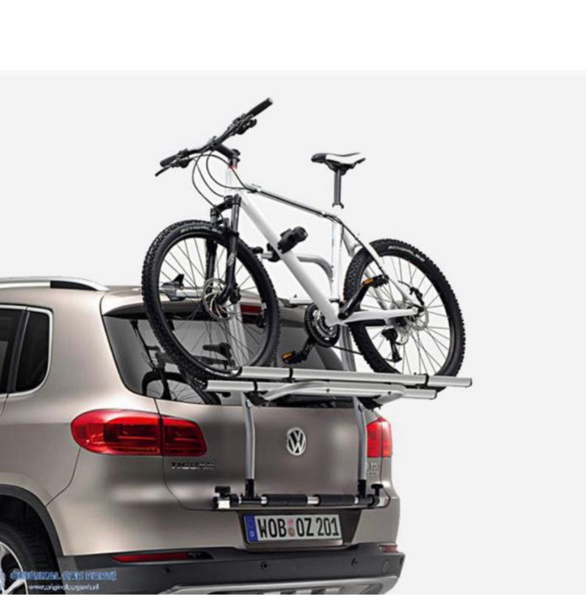 Fietsendrager achterklep voor Tiguan ( oud model), Auto diversen, Ophalen, Zo goed als nieuw, Achterklepdrager